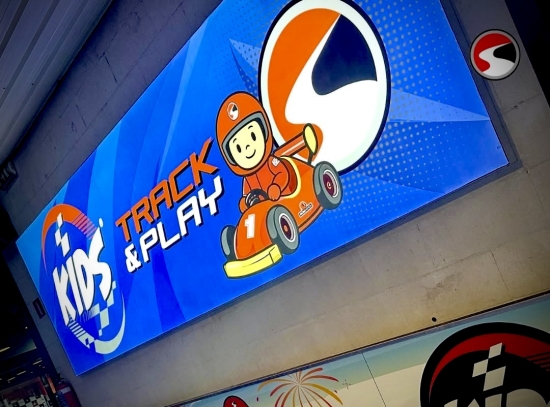 LED frame met reclamedoek
